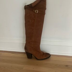 Brown suede boots size 7.5